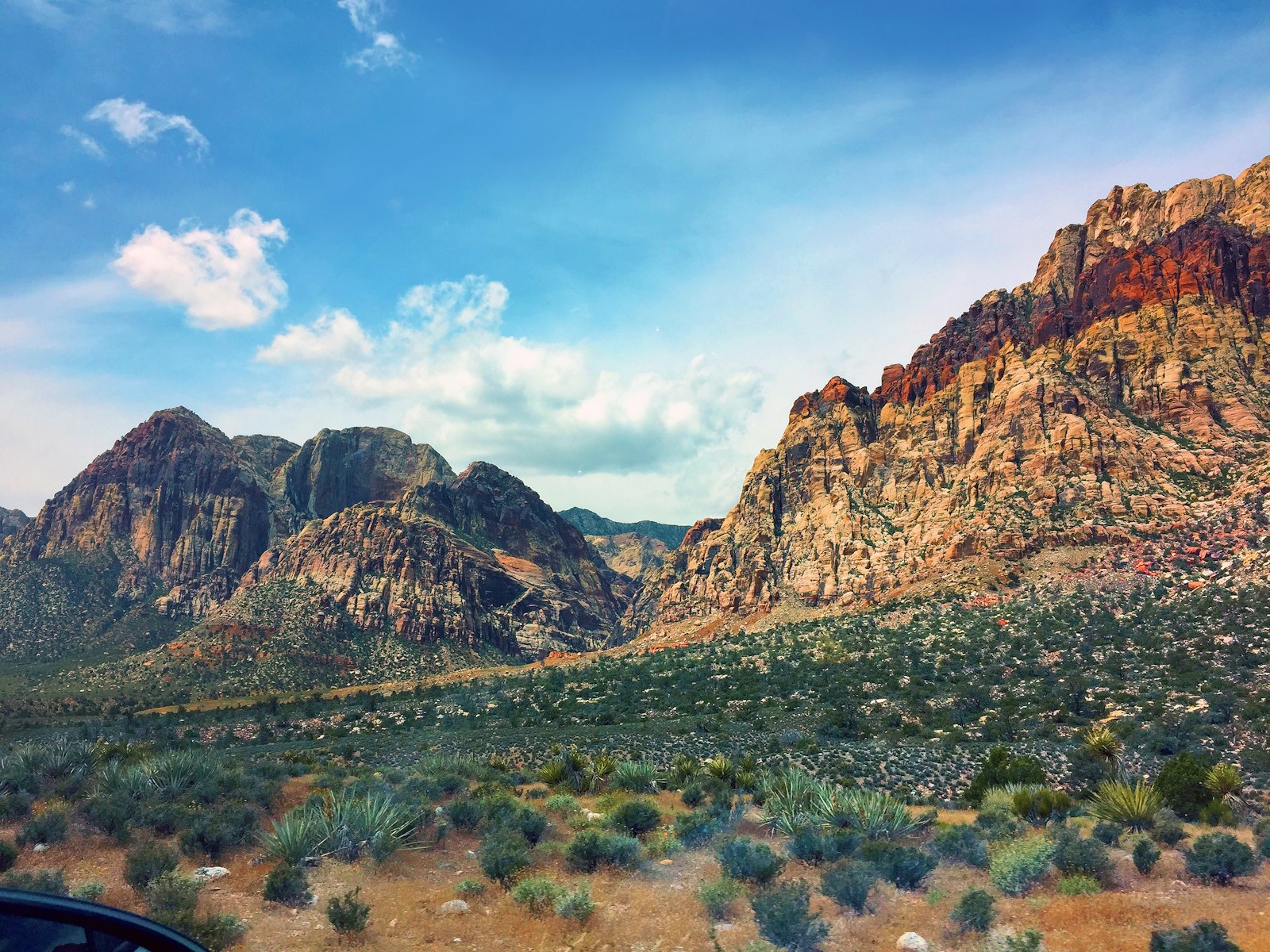 Red Rock Canyon cliffs near Summerlin, Las Vegas