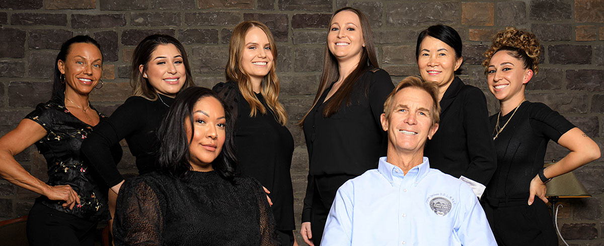 Dr. Stephen Spelman with his dental team