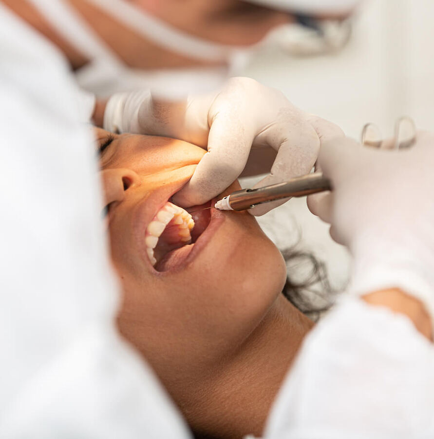 extracting teeth